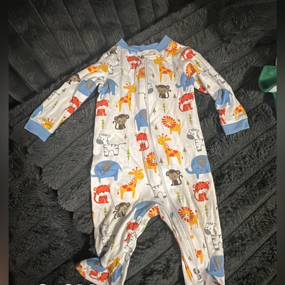 Colorful Animal Print Kids One Piece